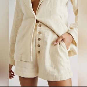 Free People Cream Knitwear